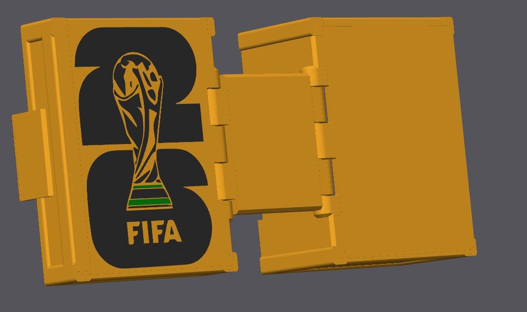 FIFA World Cup Album Sticker Holder 3D Printed