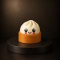 D Printed Dumpling Clicker | Cute Fidget Toy by Spark Hue 3D Lab