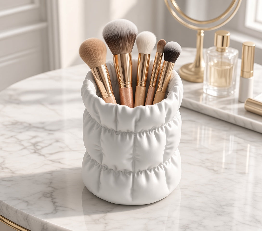 Puffy Makeup Brush Holder