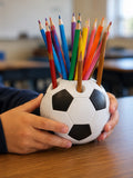 3D Printed Soccer Ball Pen Holder | Football Desk Organizer